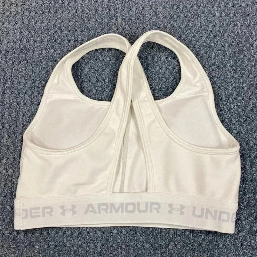 Under Armor Women's Armour® Mid Crossback Sports Bra - Picture 3 of 8